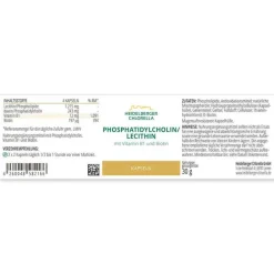 Phosphatidylcholin / Lecithin Phospholipide Kapseln, 60 St^Heidelberger Chlorella Best