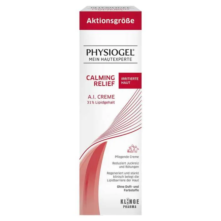 Calming Relief A.I.Creme für irritierte Haut, 200 ml^Physiogel Hot
