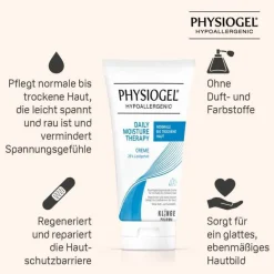 Physiogel Daily Moisture Therapy Creme für normale bis trockene Haut, 150 ml- Trockene & Sensible Haut