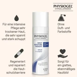 Daily Moisture Therapy für sehr trockene Haut Serum, 30 ml^Physiogel Hot