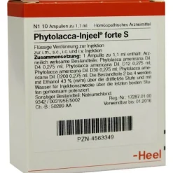 Injeel Heel-Phytolacca forte S Ampullen, 10 St