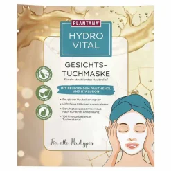 Plantana Hydrovital Ges.Tuchm.Panthenol & Hyaluron, 1 St- Gesichtsmasken Für Ein Gepflegtes Hautbild