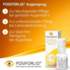 Posiforlid ® Augenspray, 15 ml- Lidrandpflegeprodukte