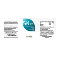 Feelgood Bakterienkulturen-Probiolife magensaftresistente Kapseln, 60 St