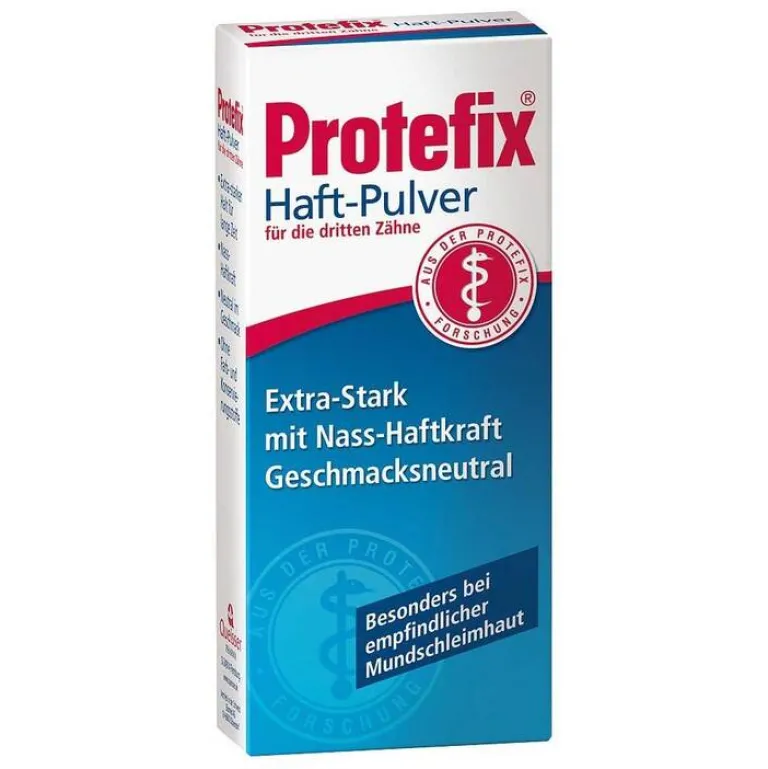 Protefix Für Zahnprothesen-Haftpulver, 50 g