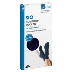 Komfortsocken men Größe 43 - 46 marine, 2 St^Provital Discount