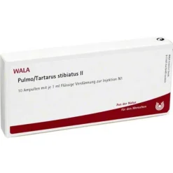 Wala Erkältung-Pulmo / tartaricum STIB. II Ampullen, 10X1 ml