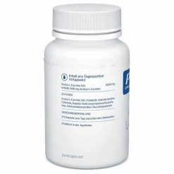 Pure Encapsulations L-Carnitin|Carnitin-Acetyl-L-Carnitin 250 mg Kapseln, 60 St