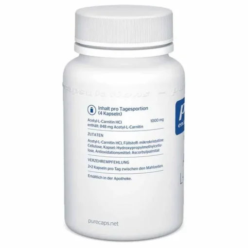 Pure Encapsulations L-Carnitin|Carnitin-Acetyl-L-Carnitin 250 mg Kapseln, 60 St