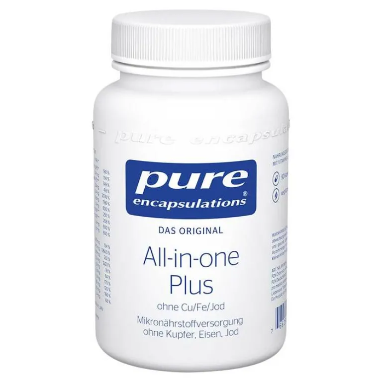 Pure Encapsulations all-in-one Plus ohne Cu / Fe / Jod, 90 St- Multivitamine