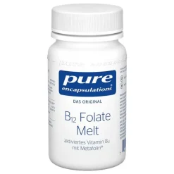 B12 Folate melt Lutschtabletten , 90 St^Pure Encapsulations Online