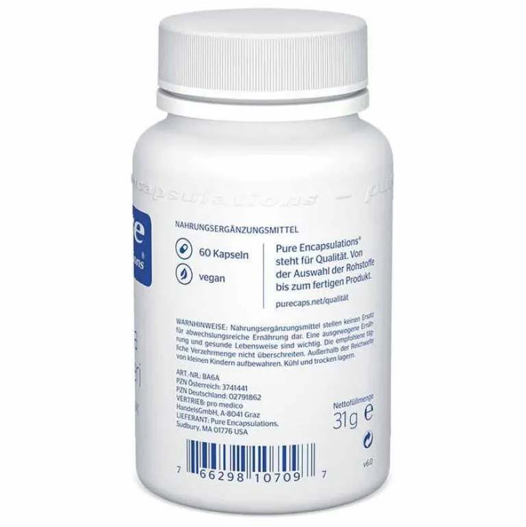 Pure Encapsulations Hirnleistung & Nerven-Bacopa monniera Kapseln, 60 St