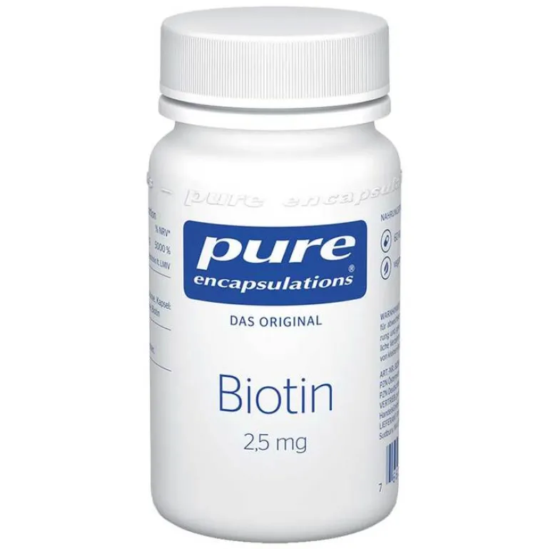 Biotin 2,5 mg Kapseln, 60 St^Pure Encapsulations Sale