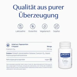 Coenzym Q10-Pure Encapsulations CoQ10 120 mg Kapseln, 30 St
