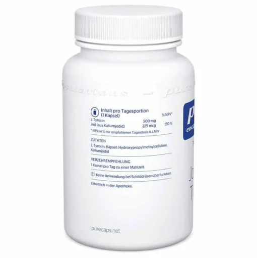 Pure Encapsulations Aminosäuren-Jod und Tyrosin Kapseln, 60 St