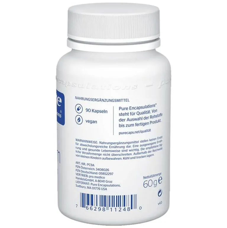 Pure Encapsulations Kalium Kaliumcitrat Kapseln, 90 St- Muskulatur