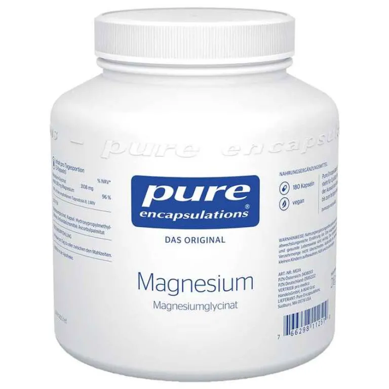 Magnesium Magnesiumglycinat Kapseln, 180 St^Pure Encapsulations Outlet