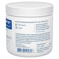 Pure Encapsulations Magnesium Magnesium Citrat Pulver, 107 g- Magnesium|Muskulatur