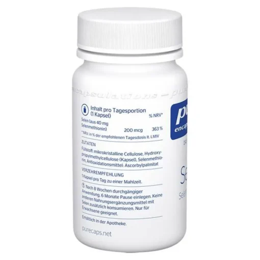 Pure Encapsulations Selen Selenmethionin Kapseln, 60 St- Selen|Aminosäuren
