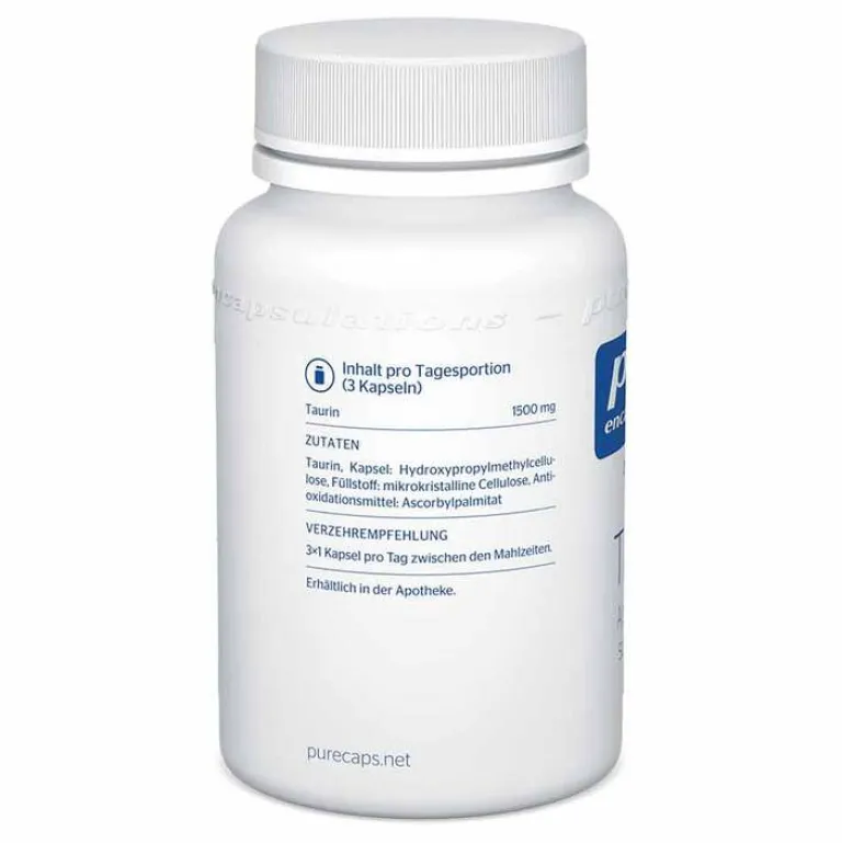 Pure Encapsulations Hirnleistung & Nerven-Taurin Kapseln, 60 St