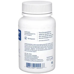 Pure Encapsulations Vitamin E Kapseln, 90 St- Vitamin E (Tocopherol)