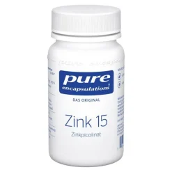Pure Encapsulations Zink 15 Zinkpicolinat Kapseln, 30 St^