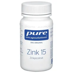 Pure Encapsulations Zink 15 Zinkpicolinat Kapseln, 60 St- Zink