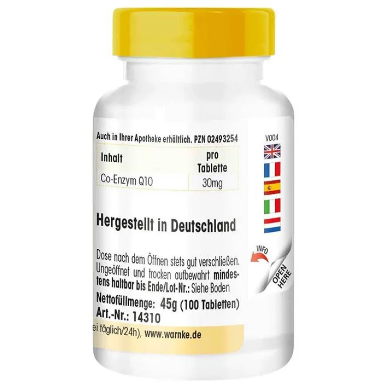 Warnke Coenzym Q10-Q10 30 mg Tabletten, 100 St