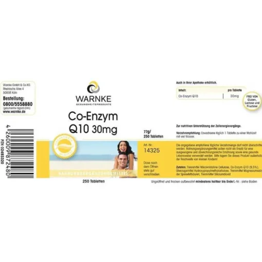 Q10 30 mg Tabletten, 250 St^Warnke Clearance