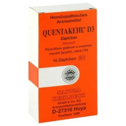 Quentakehl D 3 Suppositorien, 10 St- Sanum Kehlbeck