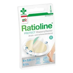 Ratioline Blasenpflaster 3,8x6 cm klein, 5 St- Blasenpflaster