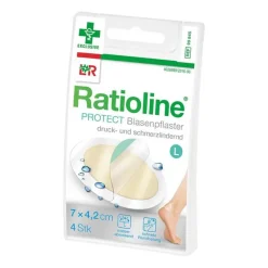 Ratioline Blasenpflaster 3,8x6 cm klein, 5 St- Blasenpflaster