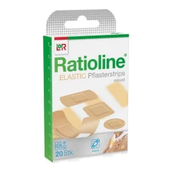 Ratioline elastic Pflasterstrips in 4 Größen, 20 St^