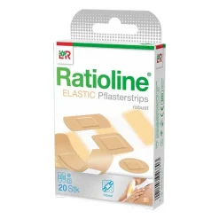 Ratioline elastic Pflasterstrips in 4 Größen, 20 St^