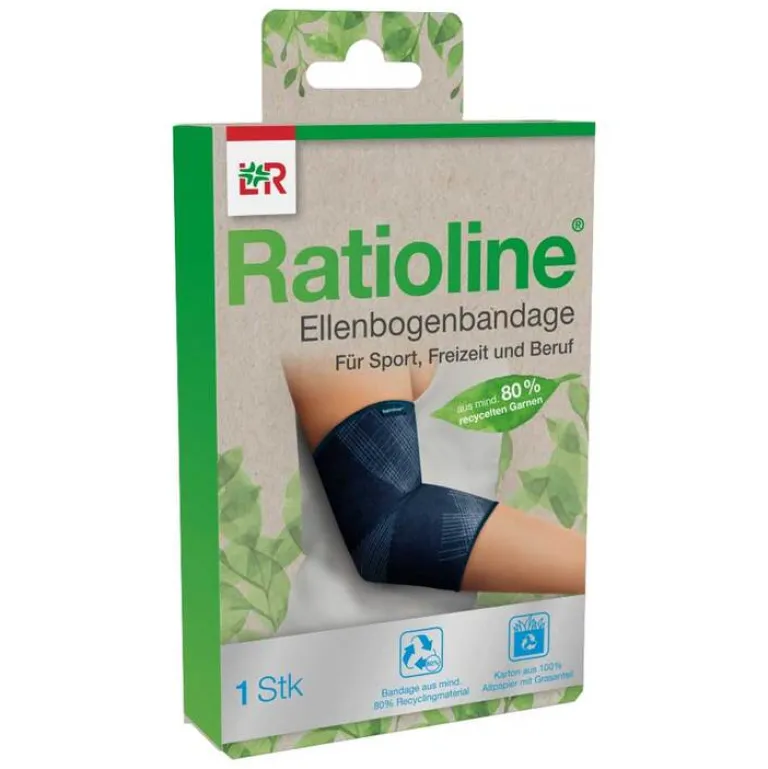 Ratioline Ellenbogenbandage Größe L, 1 St- Ellenbogenbandagen
