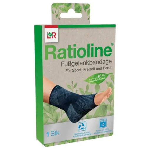Ratioline Fußbandagen-Fußgelenkbandage Größe XL, 1 St