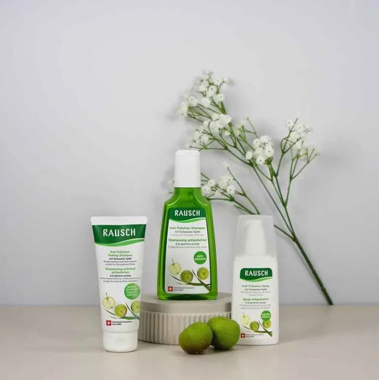 Rausch Anti-Pollution-Shampoo mit Schweizer Apfel, 40 ml- Shampoos