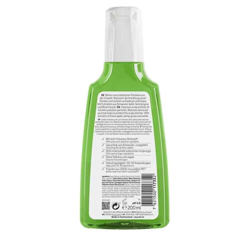 Rausch Shampoos-Anti-Pollution-Shampoo mit Schweizer Apfel, 200 ml