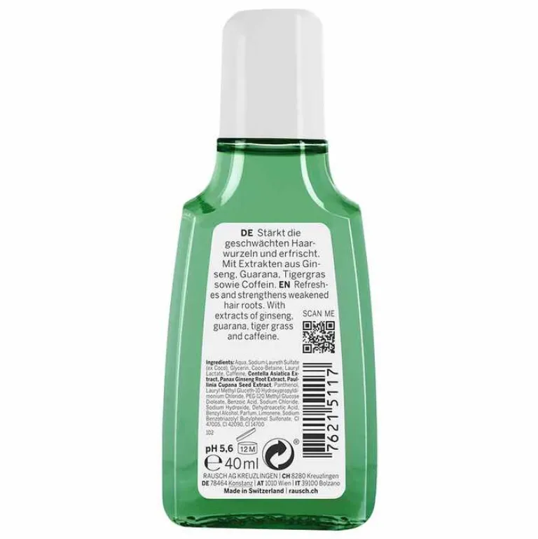 Coffein-Shampoo mit Ginseng, 40 ml^Rausch