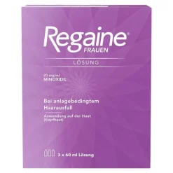 Regaine Frauen Lösung, 3X60 ml- Mittel Gegen Haarausfall