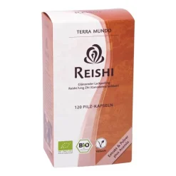 Terra Mundo Reishi Vitalpilz Bio Kapseln, 120 St- Reishi|Vitalpilze