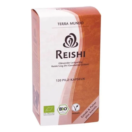Terra Mundo Reishi Vitalpilz Bio Kapseln, 120 St- Reishi|Vitalpilze