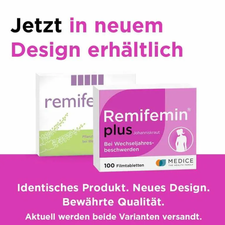 Remifemin ® PLUS Johanniskraut , 100 St- Wechseljahre Medikamente