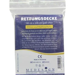 Rettungsdecke gold / silber 22, 1 St^Medesign Best