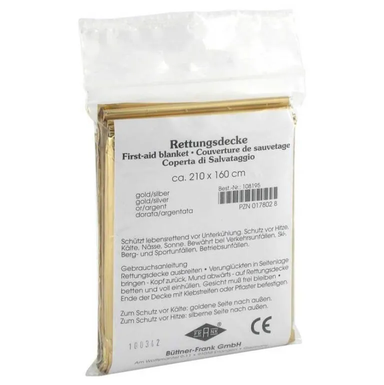 Frank Rettungsdecken-Rettungsdecke Kfz gold / silbe, 1 St