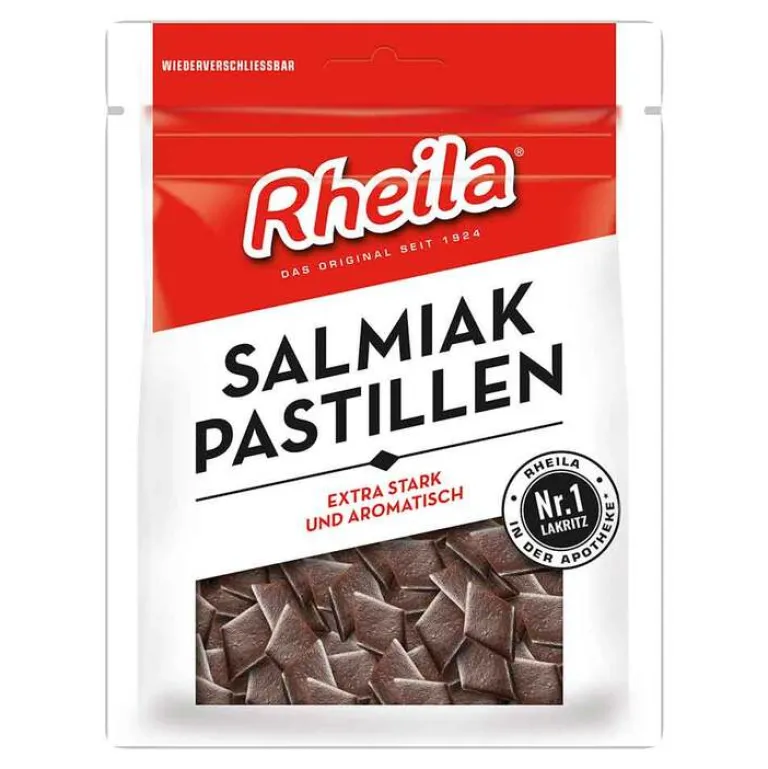 Salmiak Pastillen, 90 g^Rheila New