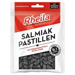 Rheila Salmiak Pastillen zuckerfrei, 90 g- Lakritz