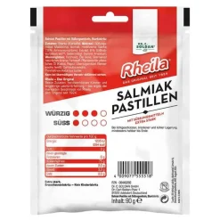 Rheila Salmiak Pastillen zuckerfrei, 90 g- Lakritz
