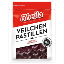 Rheila Veilchen Pastillen, 90 g- Lakritz