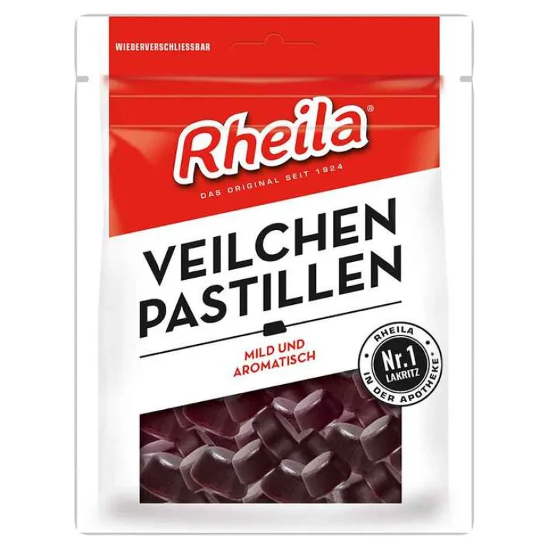 Rheila Veilchen Pastillen, 90 g- Lakritz